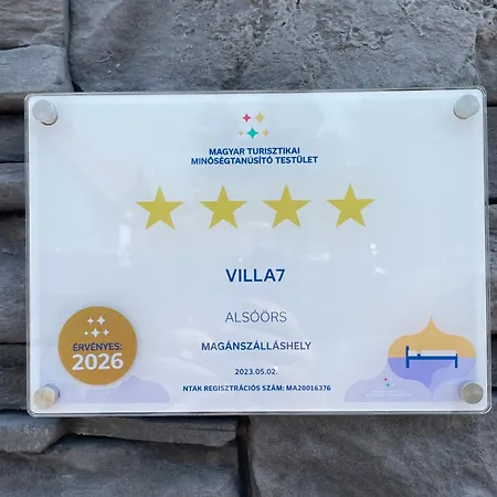 Vendégház Villa7 Balaton Alsóörs